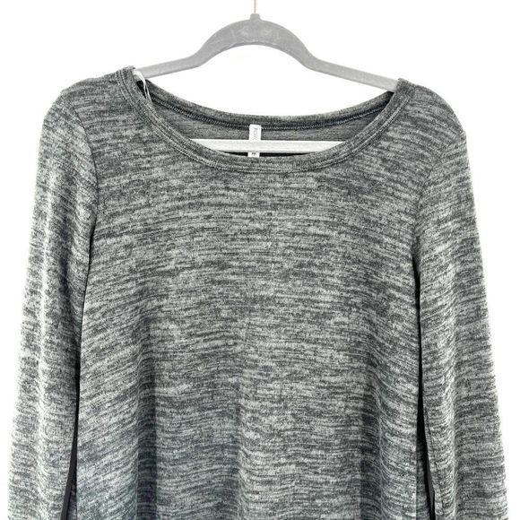 Forgotten Grace Gray Space‎ Dye Long Sleeve Lightweight Sweatshirt Size XS - Picture 4 of 8